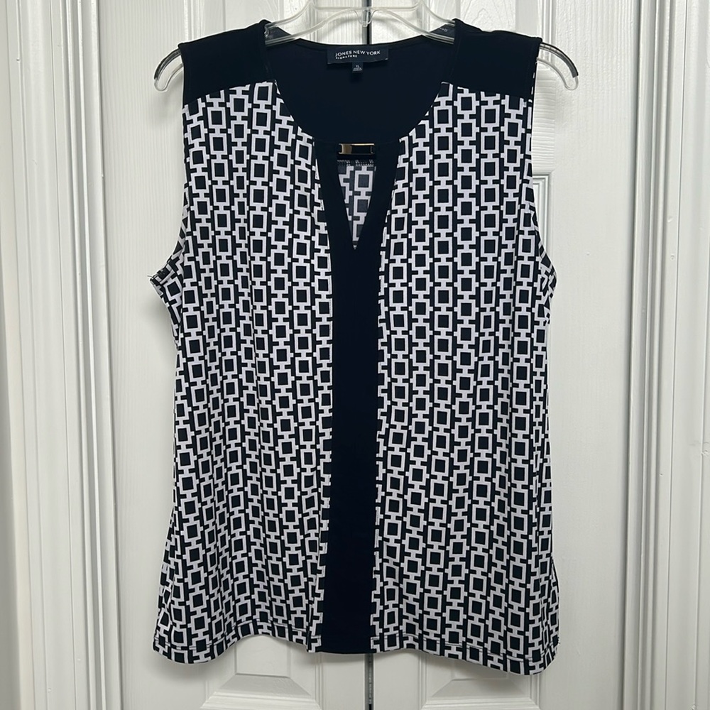 Jones New York Patterned Top
